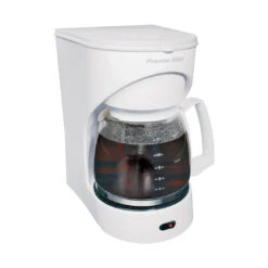 Proctor Silex 43501Y Coffee Maker, 12 Cups Capacity, 900 W, Glass, White, Automatic Control(Proctor Silex 43501y Coffee Maker 12 Cups Capacity 900 W Glass White Automatic Control)