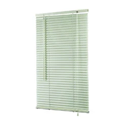 Simple Spaces MBV-36X64-3L Blind, 64 In L, 36 In W, Vinyl, White(Simple Spaces Mbv 36x64 3l Mini Blinds 64 In L 36 In W Vinyl White)