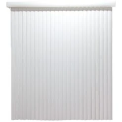 Simple Spaces MBV-78X84-V3L Window Blind, 84 In L, 78 In W, Vinyl, White(Simple Spaces Mbv 78x84 V3l Window Blinds 84 In L 78 In W Vinyl White)