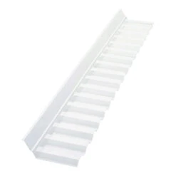 PALRAM AMERICAS 108657 Side Wall Connector Flashing, 4 Ft 2 In L, 8 In W, Plastic(Palram Americas Suntuff 108657 Side Wall Connector Flashing 4 Ft 2 In L 8 In W Plastic)