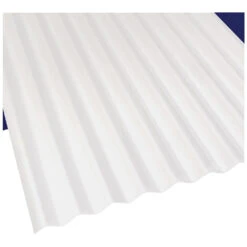 Sun N Rain 103692 Corrugated Roofing Panel, 8 Ft L, 26 In W, PVC, White(Sun N Rain 103692 Corrugated Roofing Panel 8 Ft L 26 In W Pvc White)