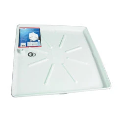 CAMCO 20752 Washing Machine Drain Pan, Polypropylene, White, Matte(Camco 20752 Washing Machine Drain Pan Polypropylene White Matte)