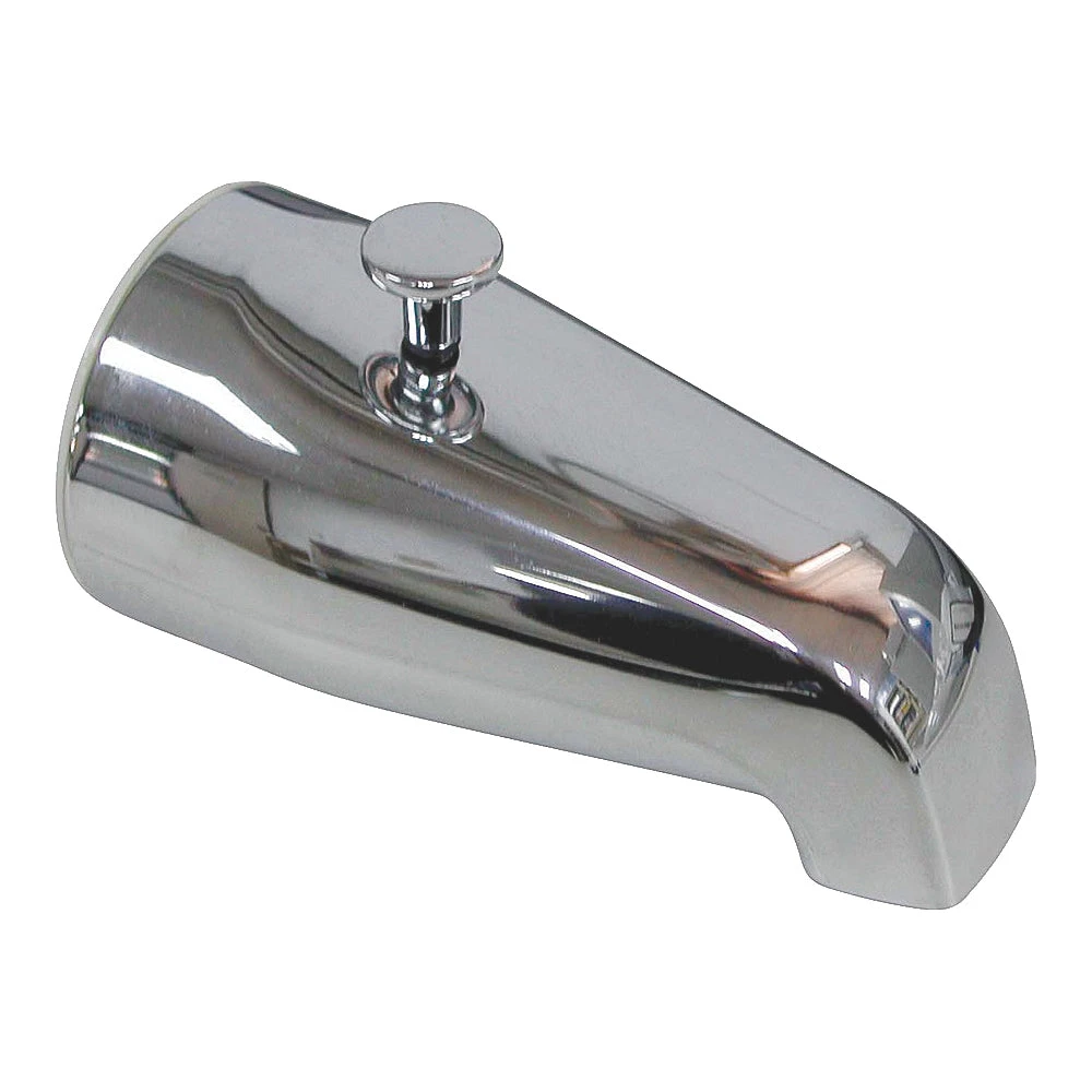 ProSource 24501-3L Bathtub Spout With Diverter, 5-1/4 In L, 3/4 X 1/2 In Connection, IPS, Zinc, Chrome Plated(Prosource 24501 3l Bathtub Spout With Diverter 5 1 4 In L 3 4 1 2 In Connection Ips Zinc Chrome) 3 ProSource 24501-3L Bathtub Spout With Diverter, 5-1/4 In L, 3/4 X 1/2 In Connection, IPS, Zinc, Chrome Plated(Prosource 24501 3l Bathtub Spout With Diverter 5 1 4 In L 3 4 1 2 In Connection Ips Zinc Chrome)