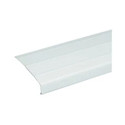 Amerimax 77103 Fascia Trim, 12 Ft L, 6 In W, 0.018 Gauge, Aluminum, White, Enamel(Amerimax 77103 Fascia Trim 12 Ft L 6 In W Aluminum White Enamel)