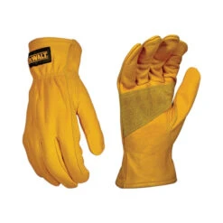 DEWALT DPG32XL Gloves, XL, Keystone Thumb, Elastic Cuff, Cowhide Leather(Dewalt Dpg32xl Premium Grade Driver Gloves Xl Keystone Thumb Elastic Cuff Cowhide Leather)
