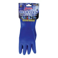 Spontex 18005 Household Protective Gloves, M, Longer Cuff, Neoprene, Blue(Spontex 18005 Household Protective Gloves M Longer Cuff Neoprene Blue)