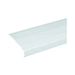 Amerimax 77223 Fascia Trim, 12 Ft L, 6 In W, 0.0175 Gauge, Aluminum, White(Amerimax 77223 Fascia Trim 12 Ft L 6 In W Aluminum White)