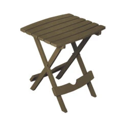 Adams® Adams Quik-Fold 8510-60-3734 Side Table, 15-1/4 In W, 17-3/8 In D, 19-3/4 In H, Resin Frame, Rectangular Table(Adams Quik Fold 8510 60 3734 Side Table 15 1 4 In W 17 3 8 In D 19 3 4 In H Resin Frame Rectangular Table)