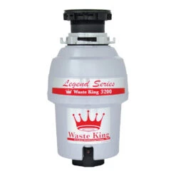Waste King Legend Series L-3200 Garbage Disposer, 3/4 Hp Motor, 115 V, Stainless Steel(Waste King Legend L 3200 Garbage Disposer 3 4 Hp Motor 115 V Stainless Steel)