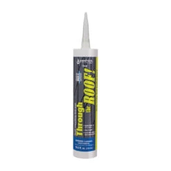Through The Roof! 14010 Cement And Patching Sealant, Clear, Liquid, 10.5 Oz Cartridge(Through The Roof 14010 Cement And Patching Sealant Clear Liquid 10 5 Oz Package Cartridge)
