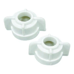 Worldwide Sourcing 24306 Faucet Coupling Nut, White(Prosource 24306 Faucet Coupling Nut Plastic For 1 2 In Iron Pipe Faucet Shanks)