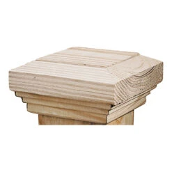 UFP 105701 Post Cap, 6 In L, 6 In W, Wood(Upf 105701 Post Cap 6 In L 6 In W Wood)