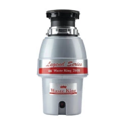 Waste King Legend Series L-2600 Garbage Disposer, 1/2 Hp Motor, 115 V, Stainless Steel(Waste King Legend L 2600 Garbage Disposer 1 2 Hp Motor 115 V Stainless Steel)