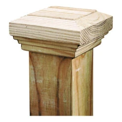UFP 106086 Post Cap, 4 In L, 4 In W, Wood(Upf 106086 Post Cap 4 In L 4 In W Wood)