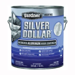Gardner 6211-GA Aluminum Roof Coating, Aluminum, 3.4 L Pail, Liquid(Gardner 6211 Ga Aluminum Roof Coating Aluminum 3 4 L Pail Liquid)