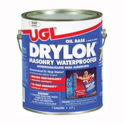 UGL DRYLOK 20713 Masonry Waterproofer, White, Liquid, 1 Gal Pail(Ugl Drylok 20713 Masonry Waterproofer White Liquid 1 Gal Package Pail)
