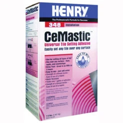 HENRY CeMastic 348 TileFlex Series 12070 Tile Setting Adhesive, Powder, 7.5 Lb Box(Henry Cemastic 348 Tileflex Series 12070 Tile Setting Adhesive Powder 7 5 Lb Package Box)