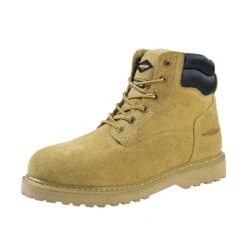Diamondback Work Boots, 11, Extra Wide W, Tan, Suede Leather Upper, Lace-Up Closure, With Lining(Diamondback 1 11 Work Boots 11 Beige Leather Upper)