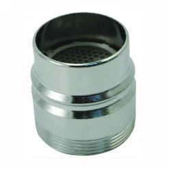 Plumb Pak PP28003 Faucet Aerator Adapter, 15/16-27 X 55/64 In In, Male/Female, Brass, Chrome Plated(Plumb Pak Pp28003 Faucet Aerator Adapter 15 16 27 X 55 64 In Male Female Brass Chrome)