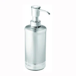 IDESIGN York Metal 76350 Soap Dispenser, 8 Oz Capacity, Stainless Steel(Idesign York Metal 76350 Soap Dispenser 8 Oz Capacity Stainless Steel 1)