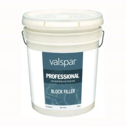 Valspar 044.0000589.008 Professional Block Filler, White, Liquid, 5 Gal Pail(Valspar 589 Professional Block Filler White Liquid 5 Gal Package Pail 1)
