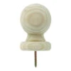 Waddell 212 Post Top, 2-3/4 In Dia, 4 In H, Small Ball, Pine(Waddell 212 Post Top 2 3 4 In Dia 4 In H Small Ball Pine)