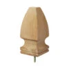 UFP 106515 Post Top, 6-3/4 In H, French Gothic, Pine, White(Upf 106515 Post Top 6 3 4 In H French Gothic Pine White)