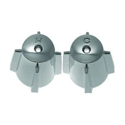 Danco 88386 Faucet Handle, Zinc, Chrome Plated, For: Price Pfister Contempra Two Handle Tub/Shower Faucets(Danco 88386 Faucet Handle Zinc Chrome For Price Pfister Contempra Two Handle Tub Shower Faucets)