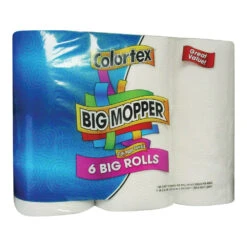 Colortex BIG MOPPER 018061 Paper Towel Roll, 2-Ply(Colortex Big Mopper 018061 Paper Towel Roll 2 Ply 6)