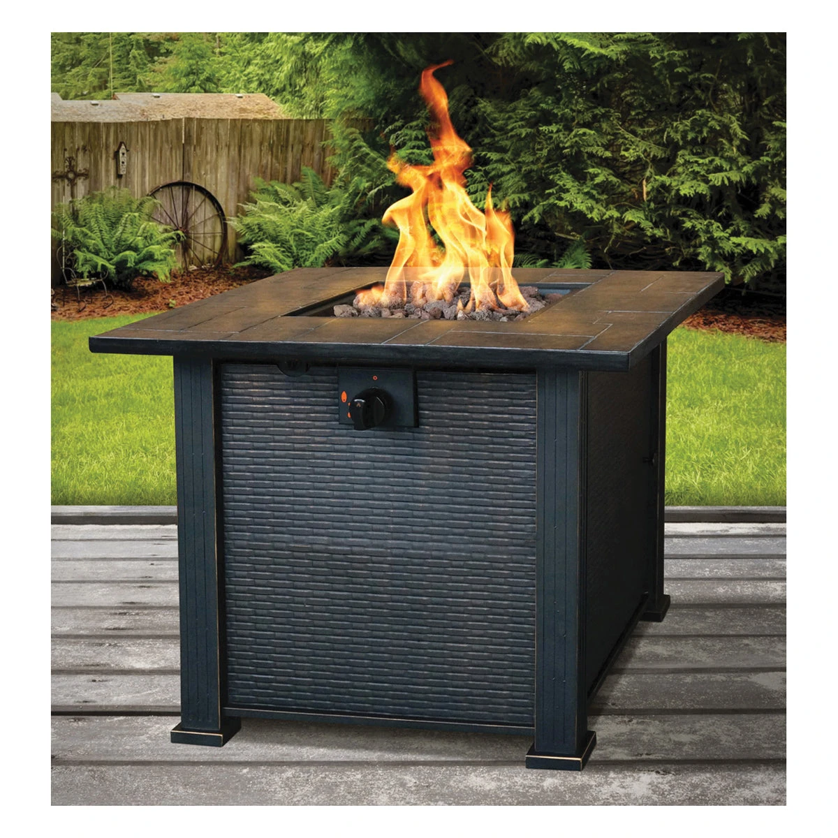 Seasonal Trends 50169 Table Patio Fire Essential, 30 In OAW, 30 In OAD, 24.21 In OAH, Impulse Ignition(Seasonal Trends 50169 Table Patio Fire Essential) 3 Seasonal Trends 50169 Table Patio Fire Essential, 30 In OAW, 30 In OAD, 24.21 In OAH, Impulse Ignition(Seasonal Trends 50169 Table Patio Fire Essential)