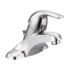 Moen Adler Series WS84503 Bathroom Faucet, 1.2 Gpm, 1-Faucet Handle, Metal, Chrome Plated, Lever Handle, Low Arc Spout(Moen Adler Ws84503 Bathroom Faucet 1 2 Gpm 1 Faucet Handle Metal Chrome Lever Handle Low Arc Spout) -ShopKoopman Store 7123433