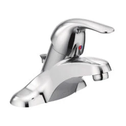 Moen Adler Series WS84503 Bathroom Faucet, 1.2 Gpm, 1-Faucet Handle, Metal, Chrome Plated, Lever Handle, Low Arc Spout(Moen Adler Ws84503 Bathroom Faucet 1 2 Gpm 1 Faucet Handle Metal Chrome Lever Handle Low Arc Spout)