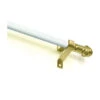 Kenney KN386/1 Cafe Rod, 7/16 In Dia, 28 To 48 In L, Metal, White(Kenney Kn386 1 Cafe Rod 7 16 In Dia 28 To 48 In L Metal White) -ShopKoopman Store 7133945