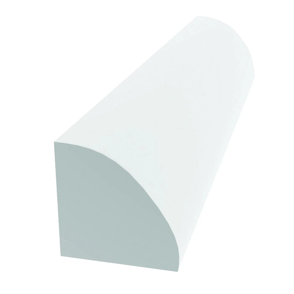 Royal 5101492 Quarter Round Moulding, 8 Ft L, 3/4 In W, Cellular PVC, White(Royal 5101492 Quarter Round Molding 8 Ft L 3 4 In W Cellular Pvc White) 3 Royal 5101492 Quarter Round Moulding, 8 Ft L, 3/4 In W, Cellular PVC, White(Royal 5101492 Quarter Round Molding 8 Ft L 3 4 In W Cellular Pvc White)