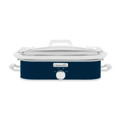 Crock-Pot Casserole Crock Series SCCPCCM350-BL Slow Cooker, 3.5 Qt Capacity, Manual Control, Midnight Blue(Crock Pot Casserole Crock Sccpccm350 Bl Slow Cooker 3 5 Qt Capacity Manual Control Midnight Blue)