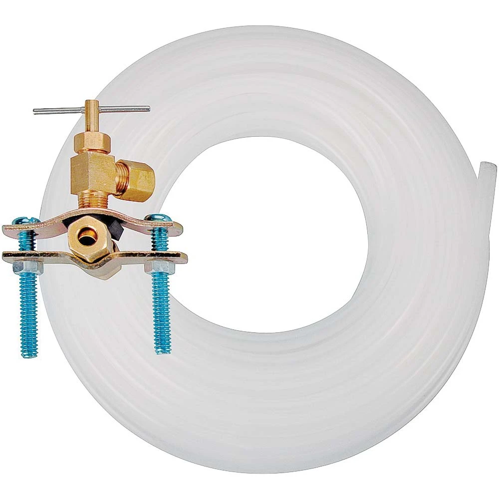 ProSource PMB-270-3LF Ice Maker Installation Kit, Brass, Plastic, Copper Saddle Valve And White Plastic Tube(Prosource Pmb 270 3lf3l Ice Maker Installation Kit Plastic) 3 ProSource PMB-270-3LF Ice Maker Installation Kit, Brass, Plastic, Copper Saddle Valve And White Plastic Tube(Prosource Pmb 270 3lf3l Ice Maker Installation Kit Plastic)
