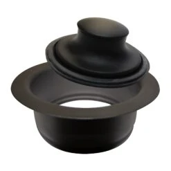 Keeney K5417BLK Flange And Stopper, Brass, Black(Keeney K5417blk Flange And Stopper Brass Black)