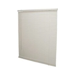 Simple Spaces PVCMB-17AA Blind, 72 In L, 30 In W, Vinyl, Alabaster(Simple Spaces Pvcmb 17aa Cordless Mini Blind 72 In L 30 In W Vinyl Alabaster)