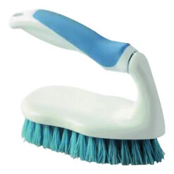 Simple Spaces YB32273L Scrubber Brush, 1 In L Trim, PP/PVC Bristle, Blue/White Bristle, 2-1/4 In W Brush(Simple Spaces Yb32273l Scrubber Brush 26 Mm L Trim Blue White Handle)