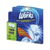 The Works 33202WK Toilet Bowl Cleaner, 3.5 Oz Twin Pack, Solid, Slight Pungent, Off-White(The Works 33202wk Toilet Bowl Cleaner 32 Oz Package Twin Pack Solid Slight Pungent Off White)