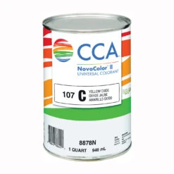 CCA NovoColor II 076.008878N.005 Universal Colorant, Yellow Oxide, Liquid, 1 Qt(Cca Novocolor Ii 8878n Universal Colorant Yellow Oxide Liquid 1 Qt Package)