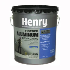 Henry HE555019 Roof Coating, Black, 18 L Pail, Liquid(Henry He555019 Aluminum Roof Coating Black 18 L Pail Liquid)