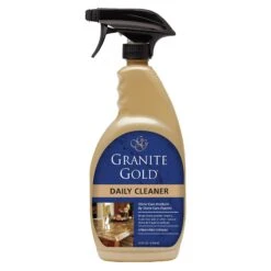 GRANITE GOLD GG0032 Daily Granite Cleaner, 24 Oz, Liquid, Lemon Citrus Fragrance, Clear(Granite Gold Gg0032 Daily Cleaner 24 Oz Package Liquid Lemon Citrus Fragrance Clear)
