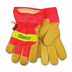 Heatkeep 1938-XL Work Gloves, Men's, XL, Wing Thumb, Orange/Palamino(Heatkeep 1938 Xl Work Gloves Mens Xl Wing Thumb Orange Palamino)