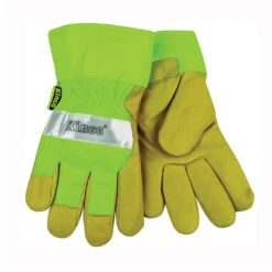 Heatkeep 1939-XL Work Gloves, Men's, XL, Wing Thumb, Green/Palamino(Heatkeep 1939 Xl Work Gloves Mens Xl Wing Thumb Green Palamino)