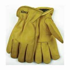 Heatkeep 98RL-M Driver Gloves, Men's, M, 10-1/2 In L, Keystone Thumb, Easy-On Cuff, Cowhide Leather, Gold(Heatkeep 98rl M Driver Gloves Mens M 10 1 2 In L Keystone Thumb Easy On Cuff Cowhide Leather Gold)