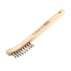 Forney 70503 Scratch Brush, 0.006 In L Trim, Stainless Steel Bristle, 8-5/8 In OAL(Forney 70503 Scratch Brush 0 006 In L Trim Stainless Steel Bristle)