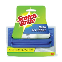 Scotch-Brite 7723 Bath Scrubber, 6 In L, 4 In W, Brown(Scotch Brite 7723 Bath Scrubber 6 In L 4 In W Brown)