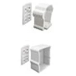 Xpanse Premier 73012494 Rail Bracket, Vinyl, White, For: Premier Series Railings(Xpanse Premier 73012494 Rail Bracket Vinyl White For Premier Series Railings 4)