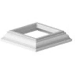 Xpanse Premier 73012503 Heritage Base Trim, Vinyl, White, For: Williamsburg, Traditional, Select, Premier Posts(Xpanse Premier 73012503 Heritage Base Trim Vinyl White For Williamsburg Traditional Select Premier Posts)
